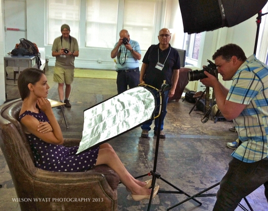 Nikon Mentor Lucas Gilman photographing model Rachel M. Woods