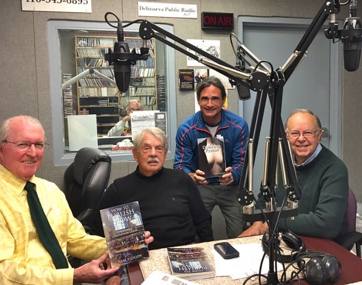 Taping "How to Publish Your Book" at Delmarva Public Radio